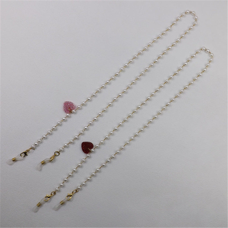 Pearl necklace with heart pendant Stornfield