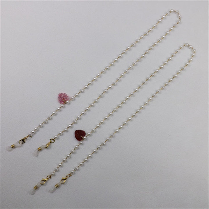 Pearl necklace with heart pendant Stornfield