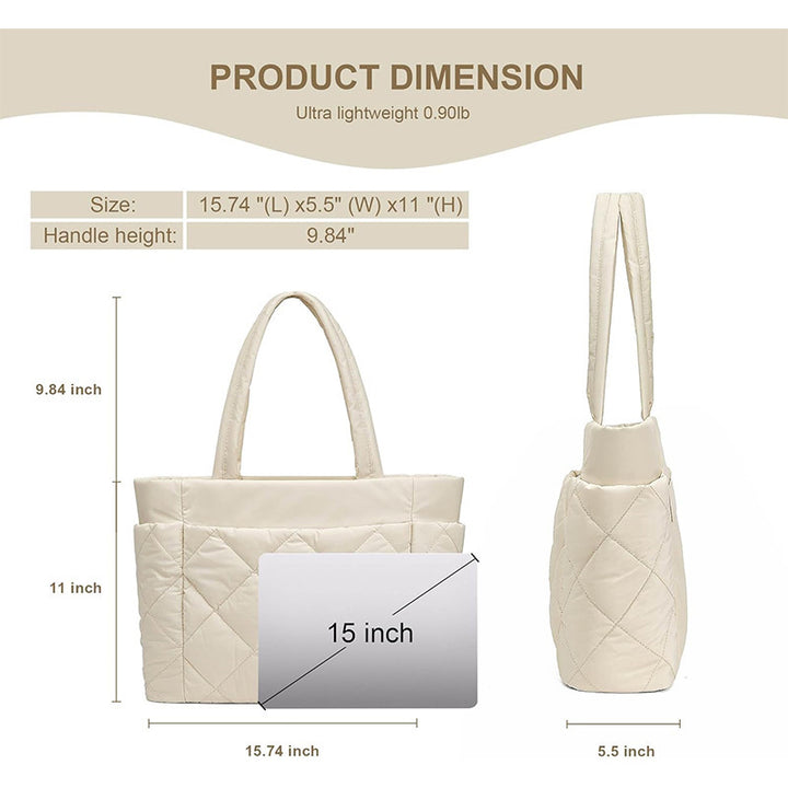Elegant and Padded Tote Bag Stornfield