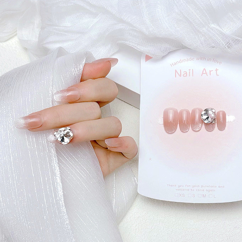 Premium French Tip Press-On Nails Stornfield