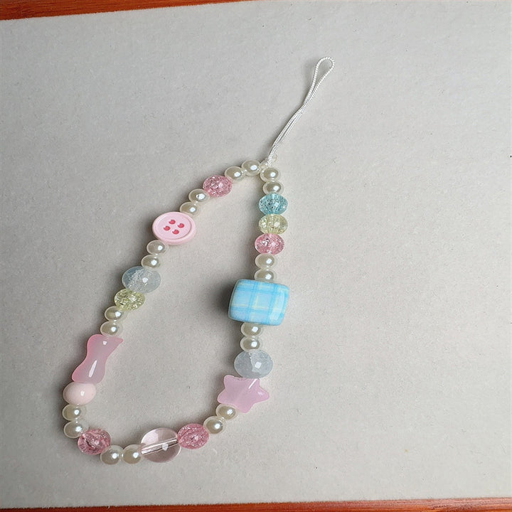 Whimsical Beaded Charm Keychain Stornfield