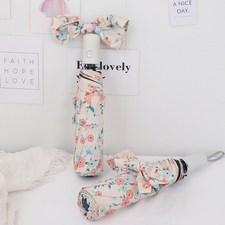 Ladies Automatic Umbrella with Colorful Floral Design Stornfield