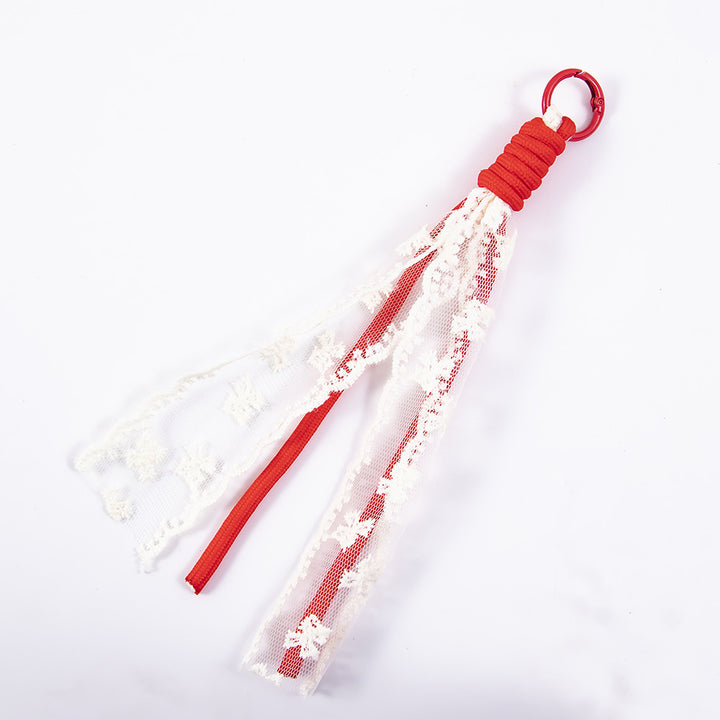 Elegant Lace Tassel Keychain Stornfield