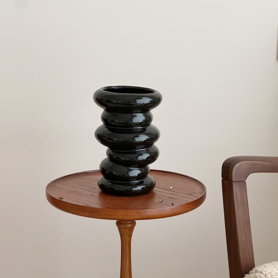 Sculptural Statement Ceramic Vase