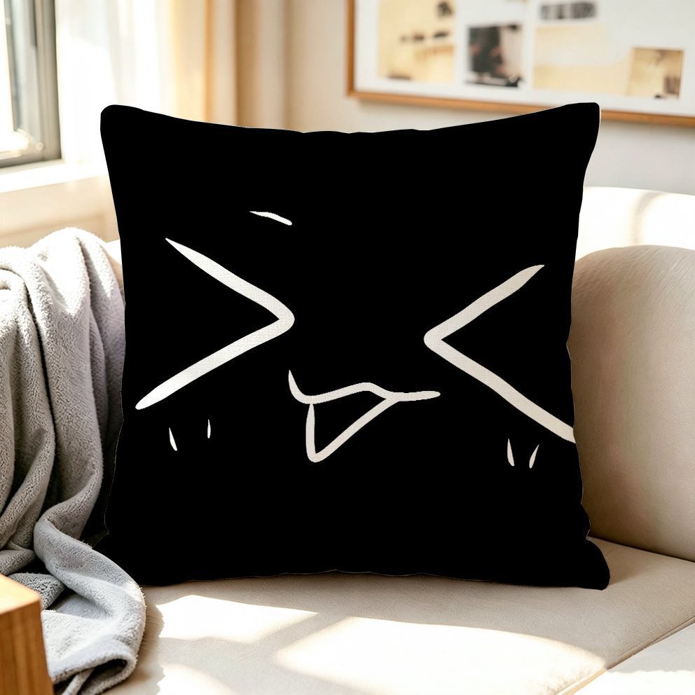Quirky Graphic Decorative Throw Pillow