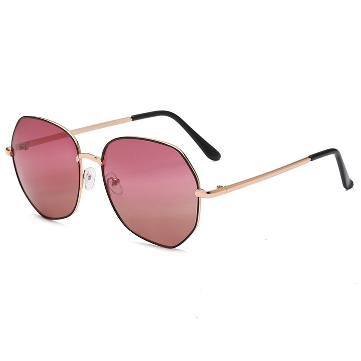 Ladies fashionable sunglasses with octagonal shape and polarized lenses Stornfield