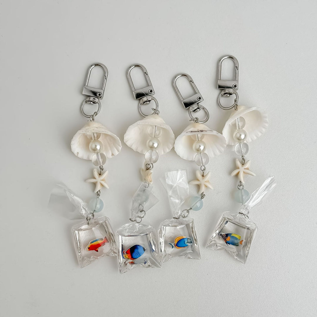 Decorative Sea-Inspired Charm Keychain Stornfield