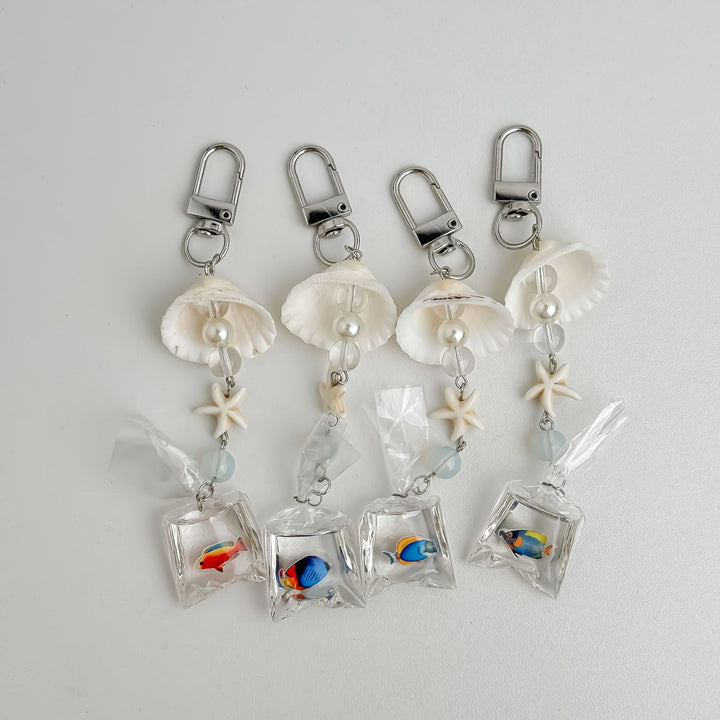 Decorative Sea-Inspired Charm Keychain Stornfield
