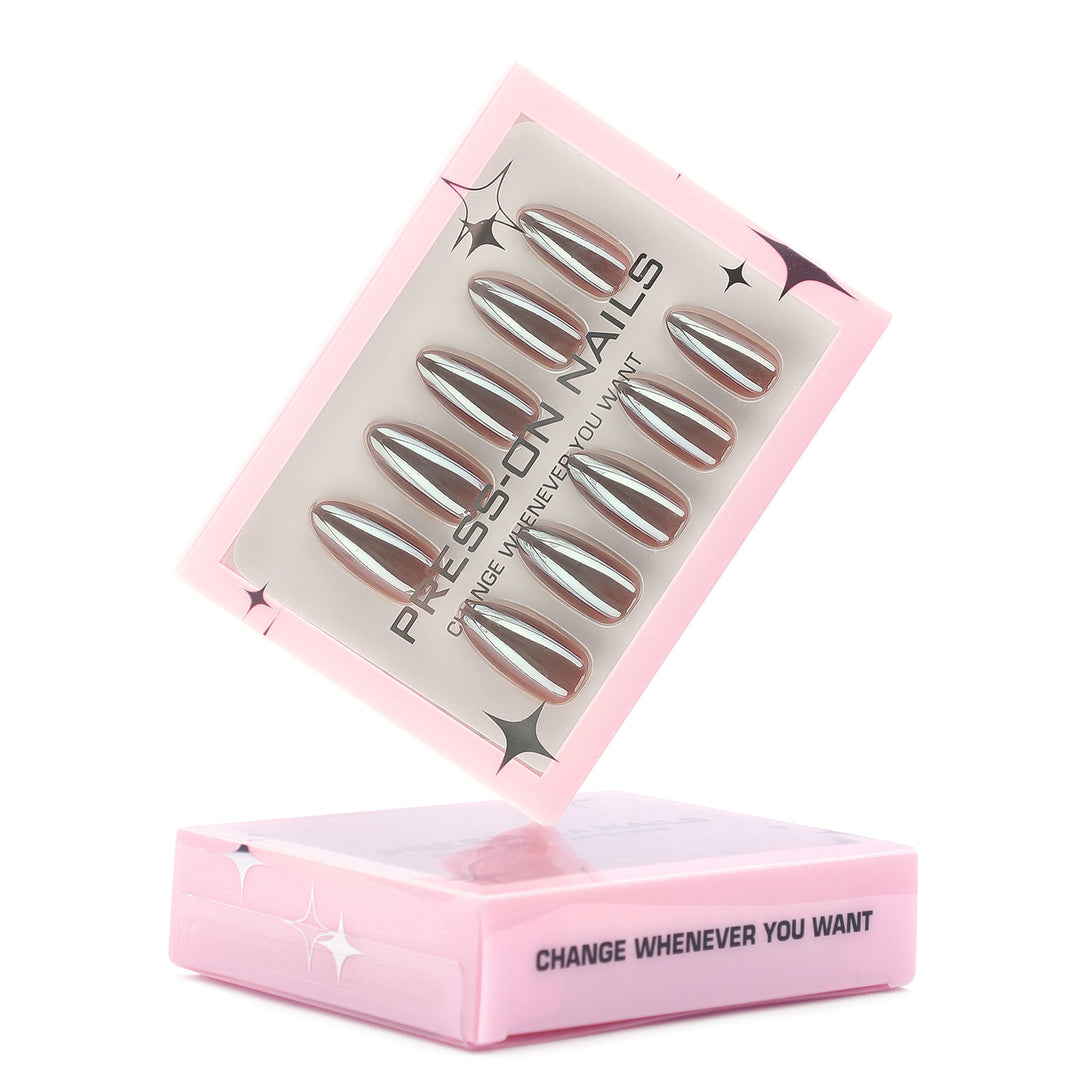 Artificial press-on nails with glossy finish Stornfield