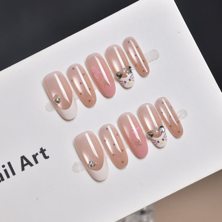 Artistic Press-On Nail Extensions Stornfield