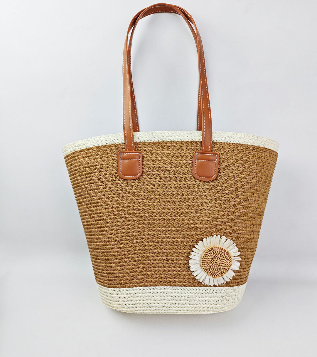 Beach bag with floral accents Stornfield