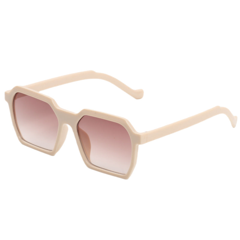 Women's Fashionable Hexagonal Sunglasses with Gentle Gradient Stornfield