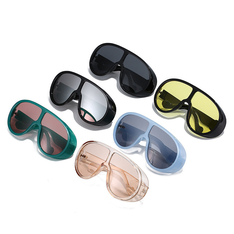 Ladies extravagant sunglasses with stylish transparent frame Stornfield