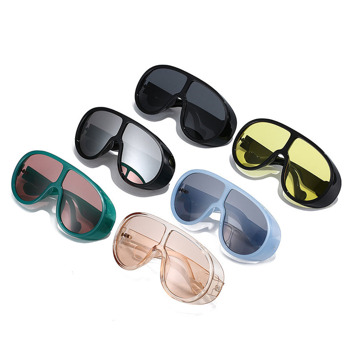 Ladies extravagant sunglasses with stylish transparent frame Stornfield