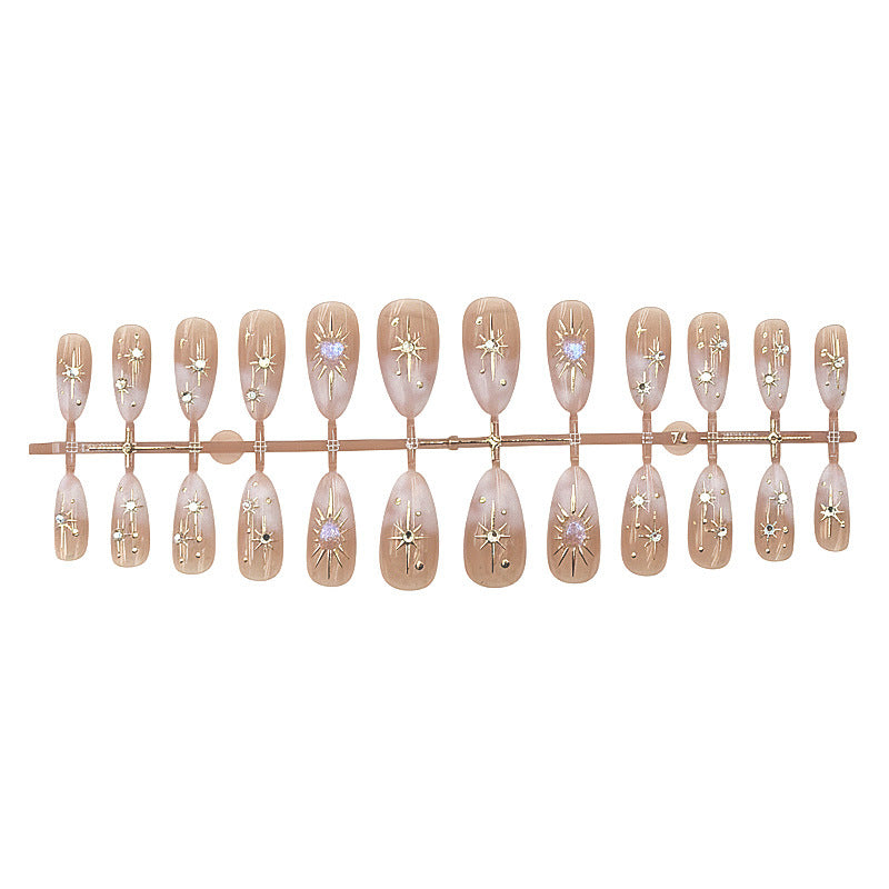 Decorative Press-On Nail Art Set Stornfield