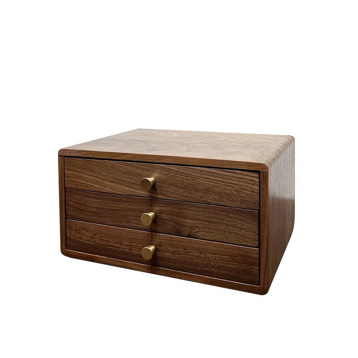 Wooden Jewelry Storage Box with Dual Drawers Stornfield