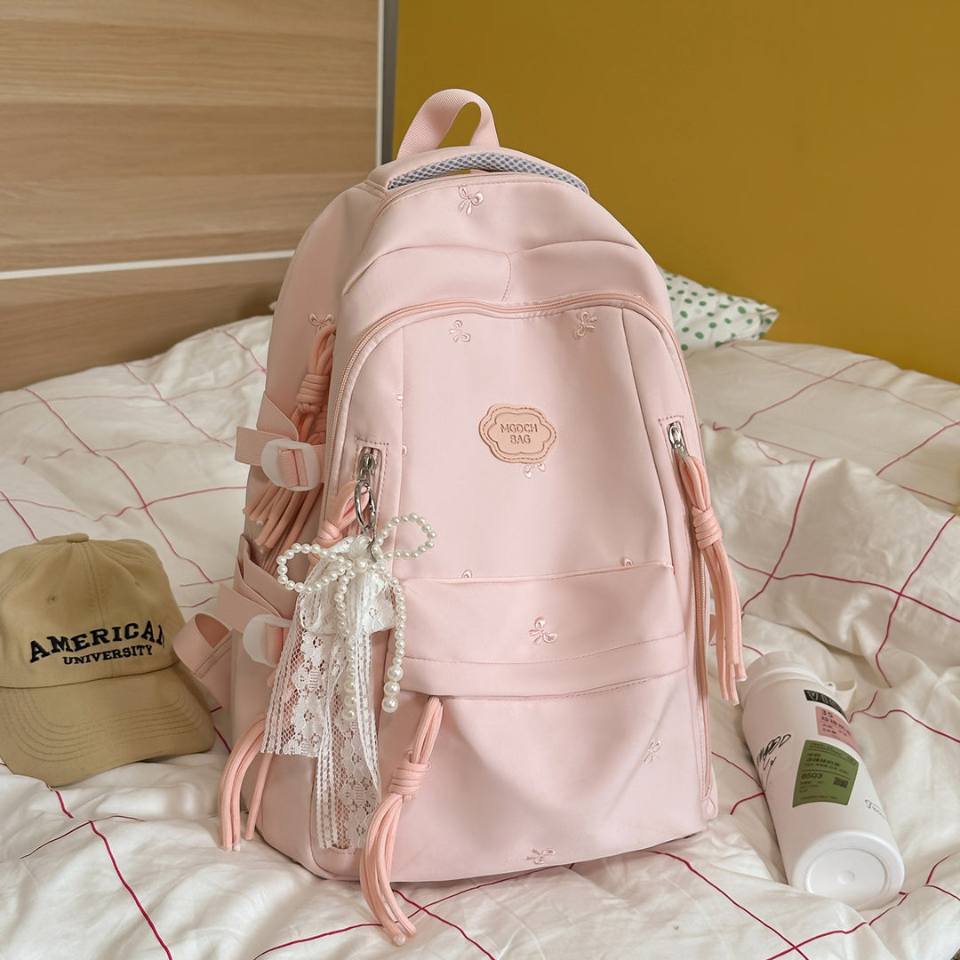 Decorative Star-Patterned Backpack Stornfield