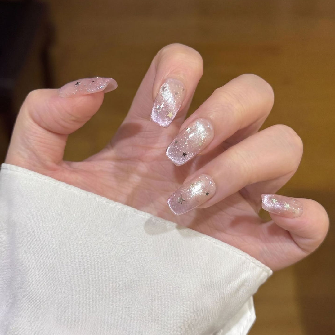 Starry Glitter Press-On Nail Set Stornfield