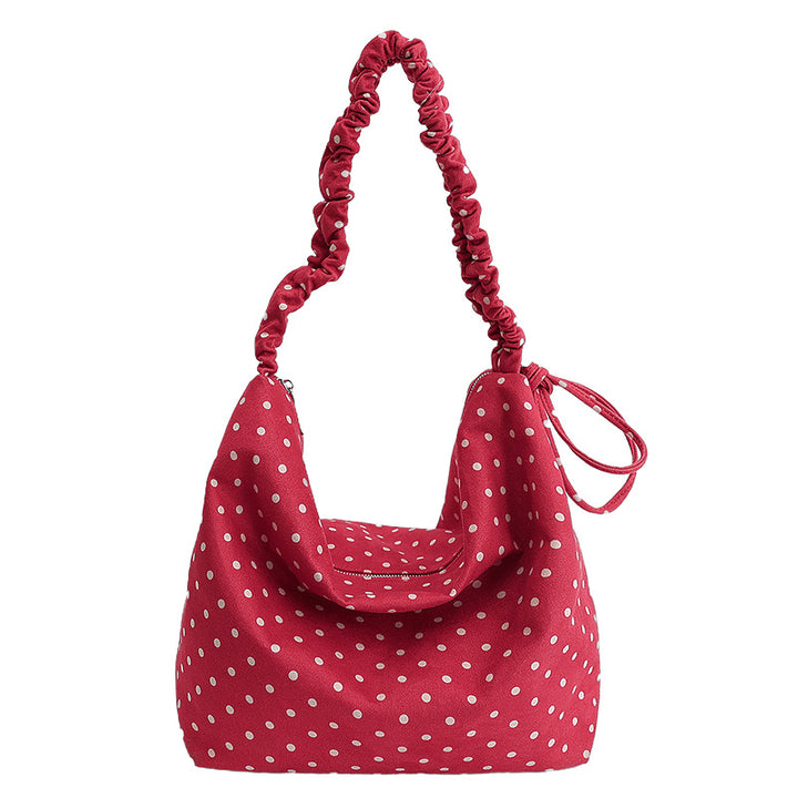 Polka Dot Hobo Bag