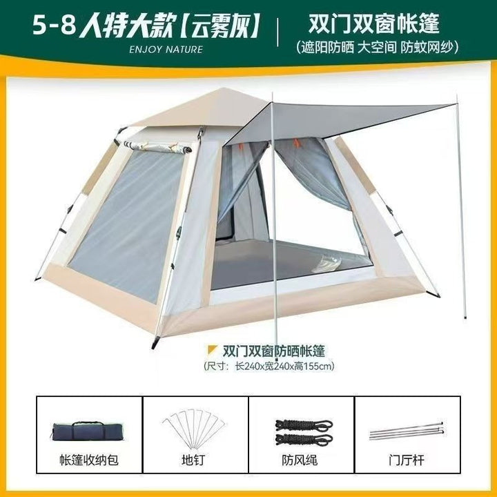 Double-Wall Camping Tent Stornfield