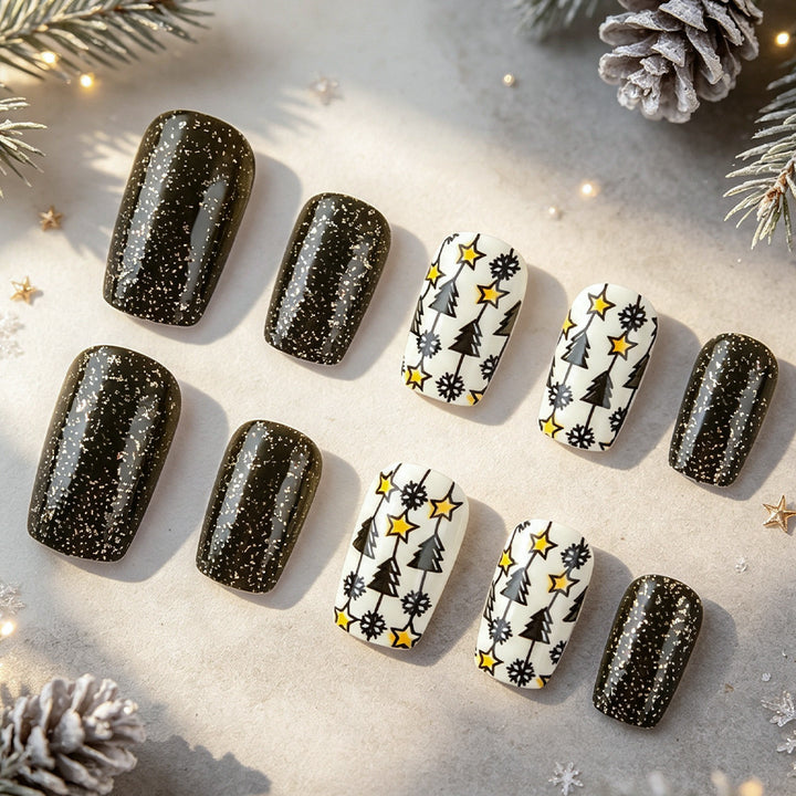 Festive Holiday Nail Art Set Stornfield