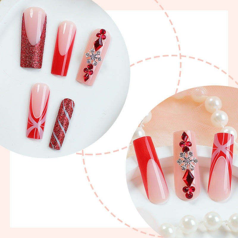 Glamorous Festive Press-On Nail Set Stornfield