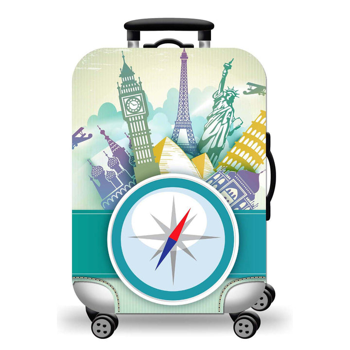 Hard Shell Luggage with Earth Design Stornfield