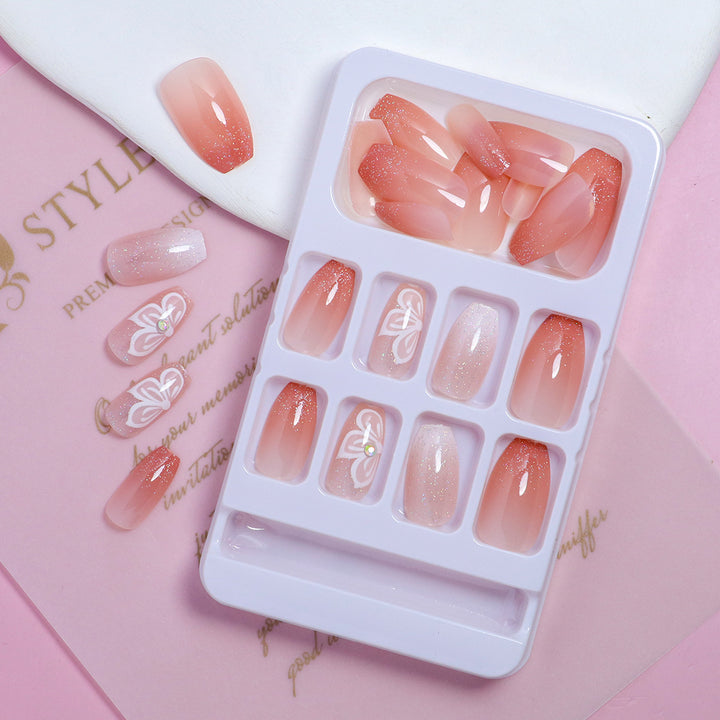 DIY Elegant Press-On Nails Set Stornfield