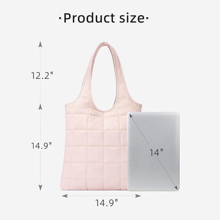 Padded shoulder bag with modern quilted design Stornfield