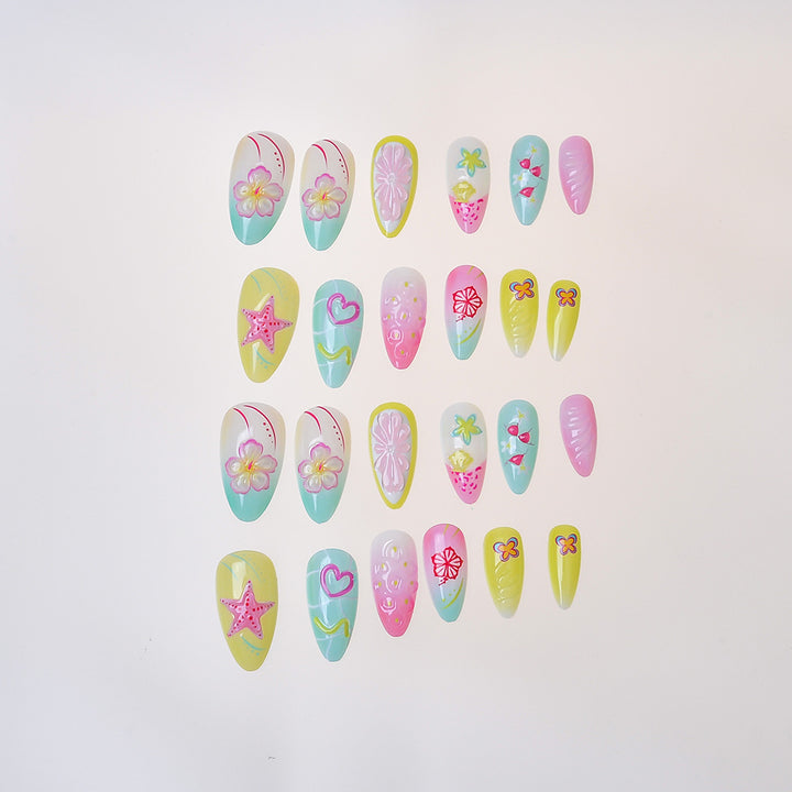Artistic Themed Press-On Nail Collection Stornfield