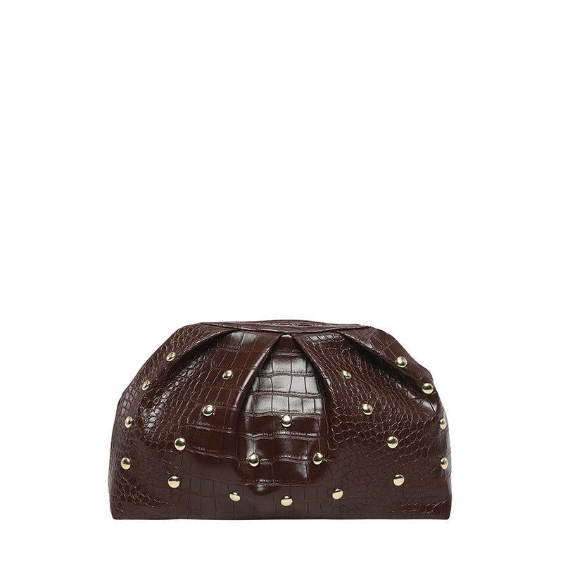 WoElegant Textured Crocodile Pattern Clutch Bag Stornfield