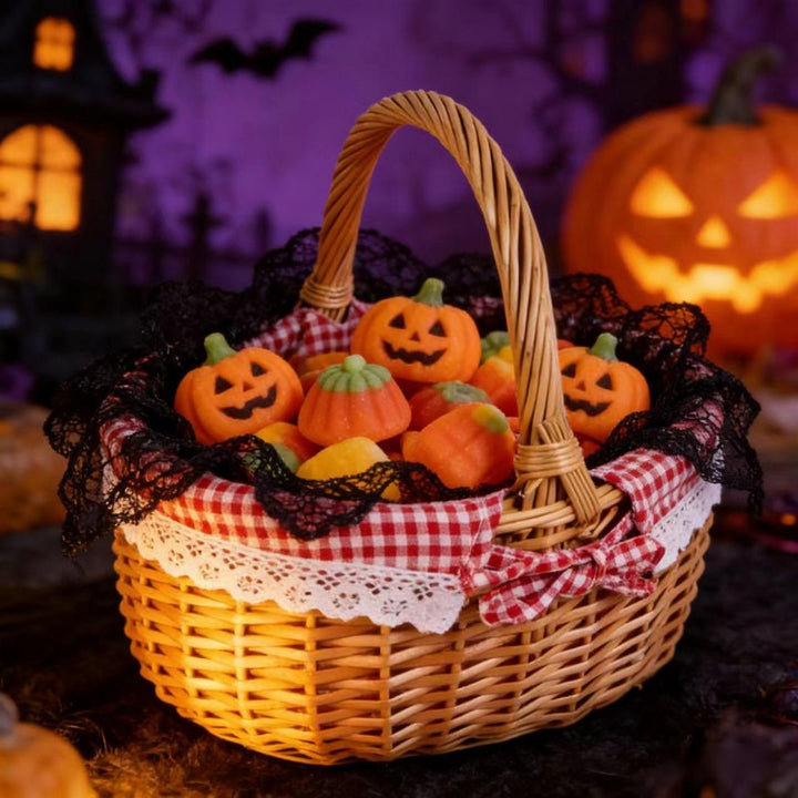 Women braided storage basket with decorative inner lining Stornfield