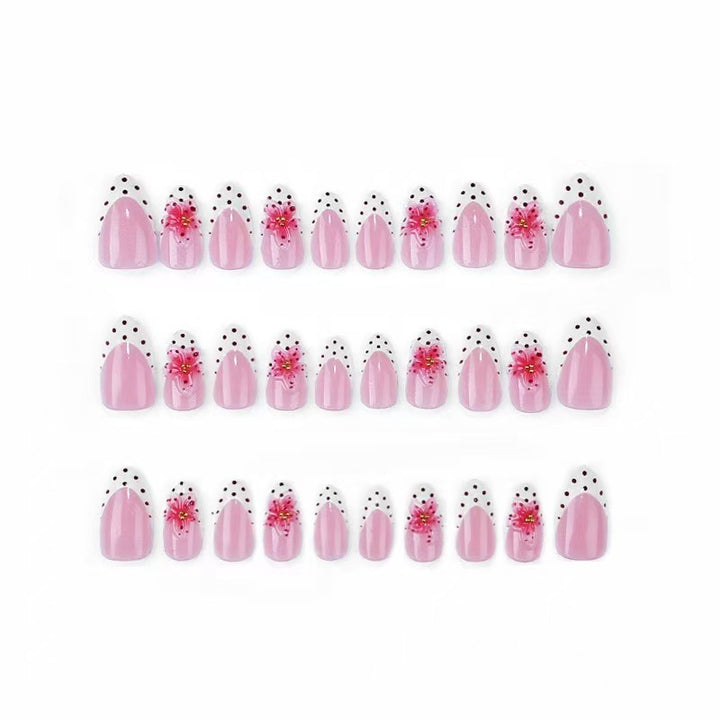 Floral Design Press-On Nail Art Set Stornfield