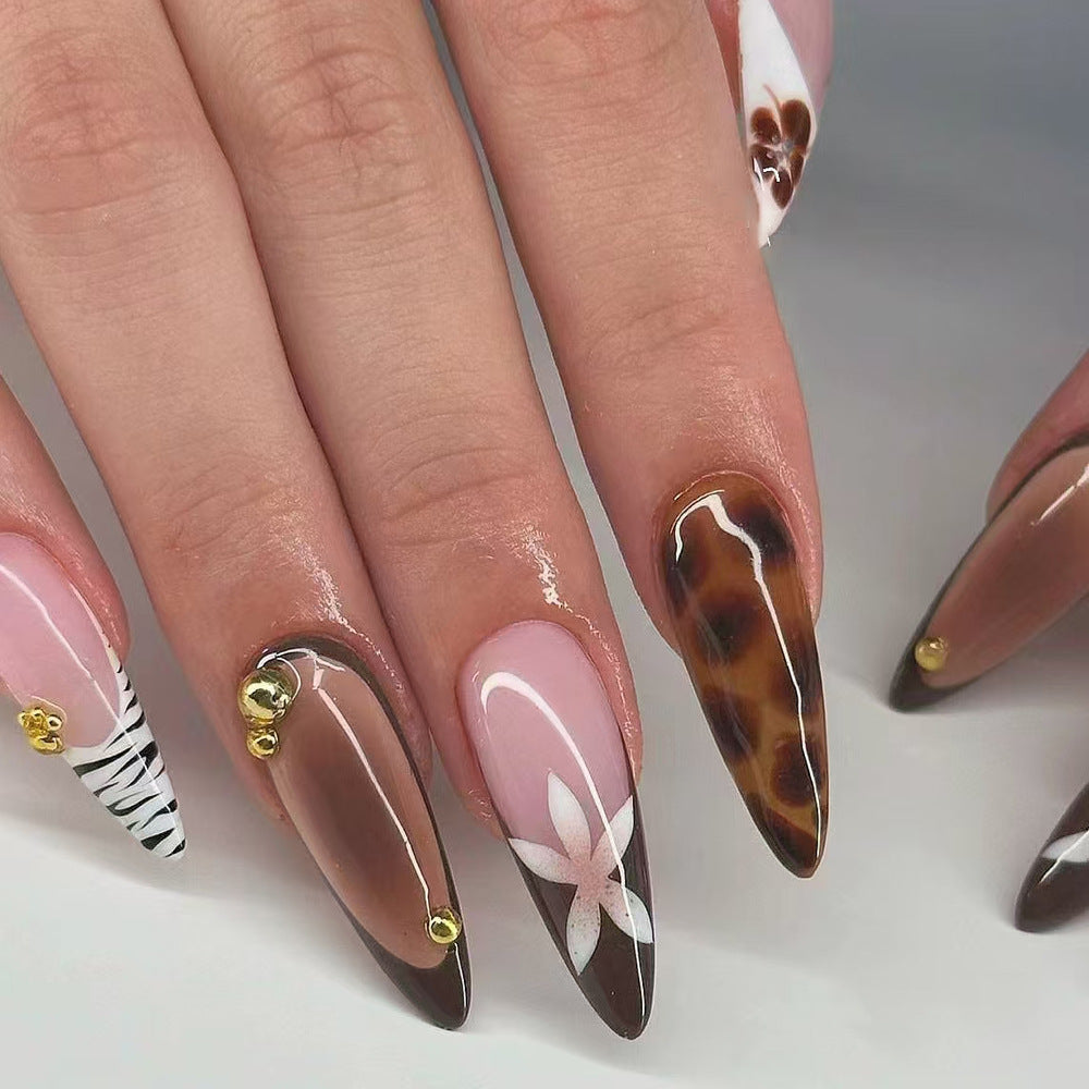Artistic Stiletto Press-On Nails Stornfield