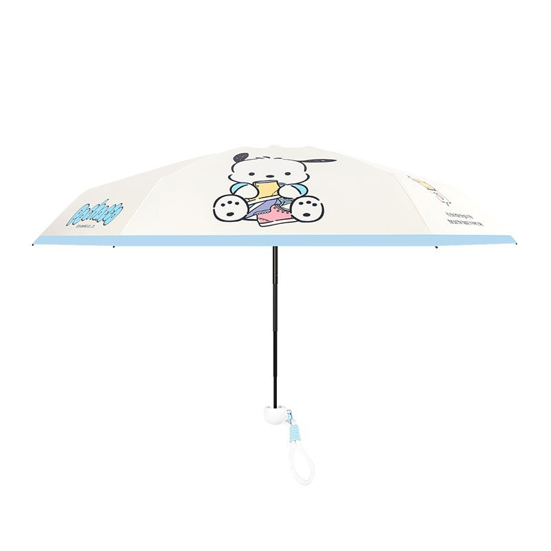 Women's creative folding umbrella with a cute Pochacco design Stornfield