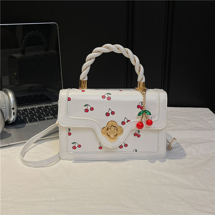 Playful Cherry Print Mini Satchel Handbag Stornfield