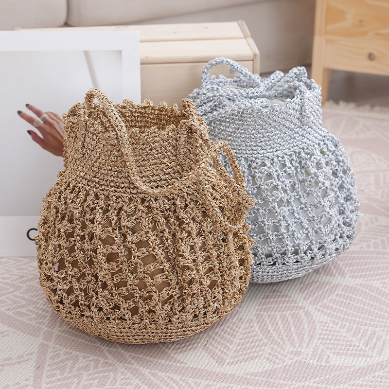 Handmade Macrame Bag with Open Structure Stornfield