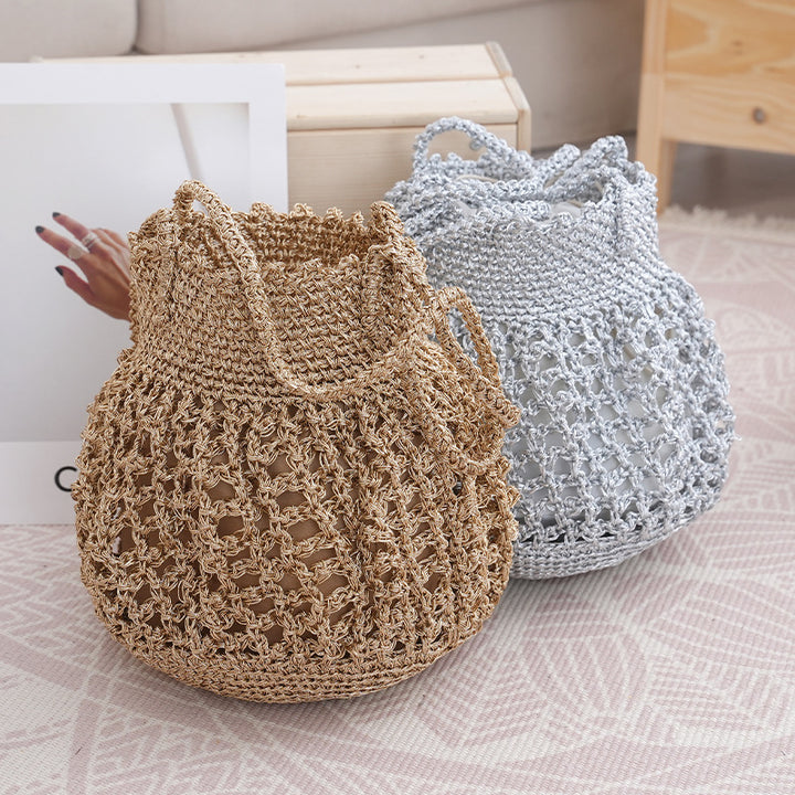 Handmade Macrame Bag with Open Structure Stornfield