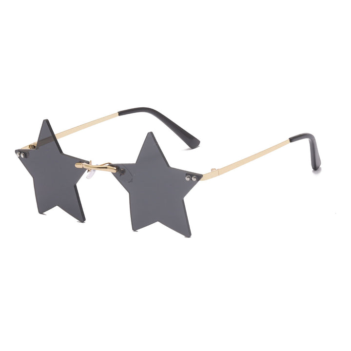 Women striking sunglasses with star-shaped frame and gradient lenses Stornfield