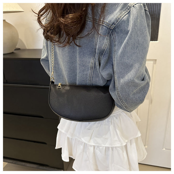 Minimalist Half-Moon Crossbody Bag Stornfield