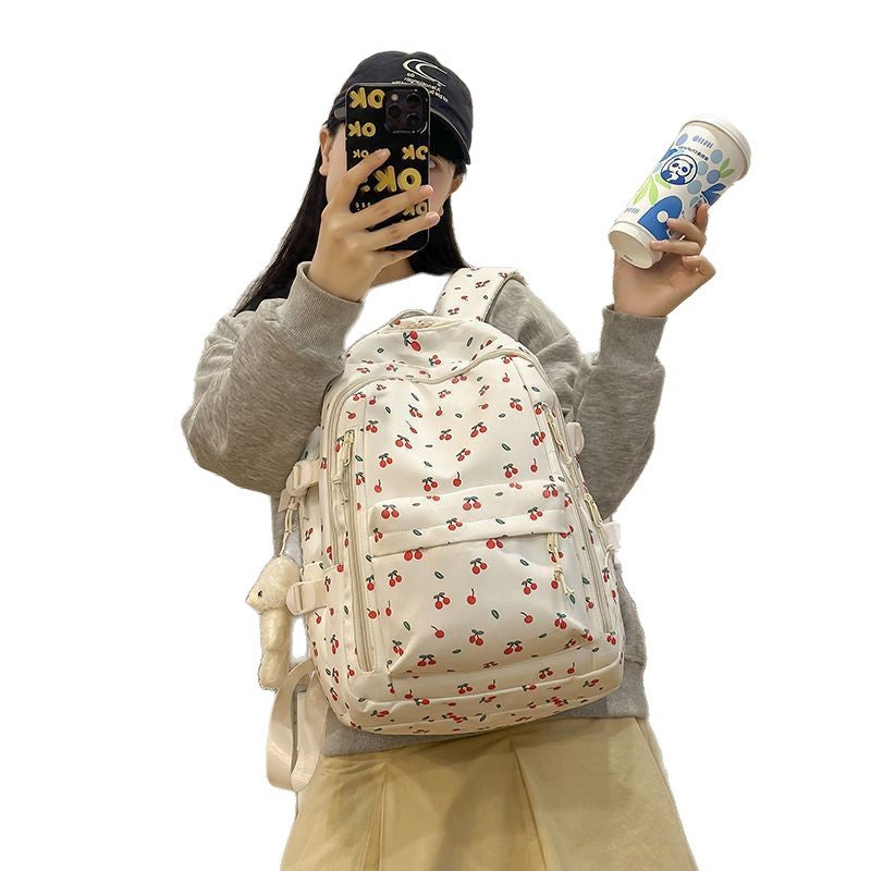 Flower-embellished Backpack Stornfield