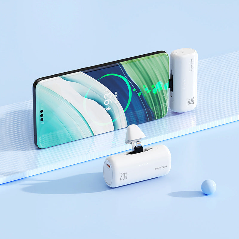 Ultra-compact power bank with integrated charging cable Stornfield