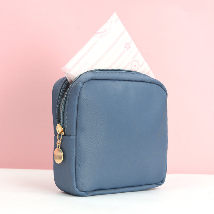 Cosmetic storage bag with fine stripe pattern Stornfield
