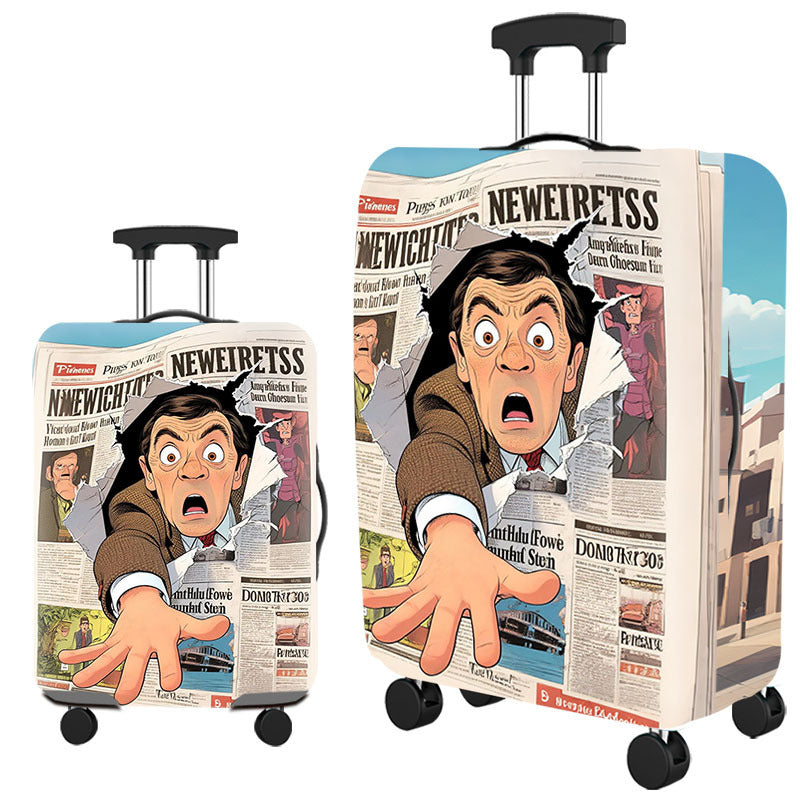 Unisex Hard-shell Suitcase with Playful Hedgehog Design Stornfield