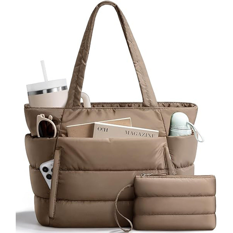 Fashionable everyday tote bag with multiple storage Stornfield