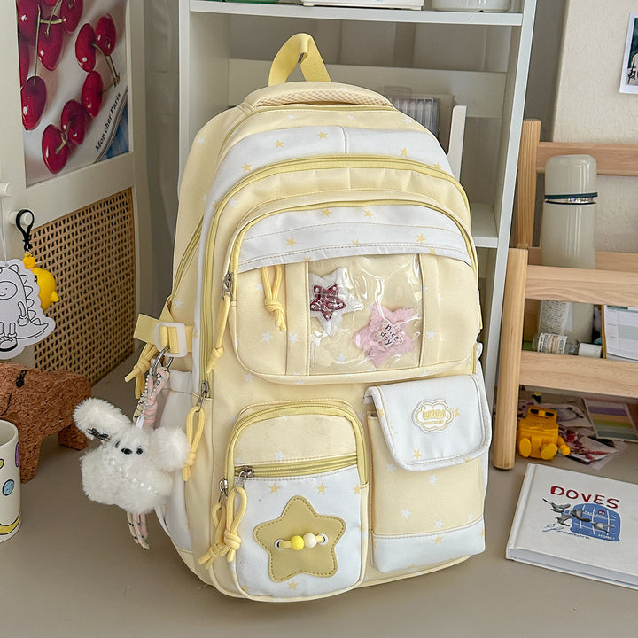Playful Star-Embellished Backpack Stornfield
