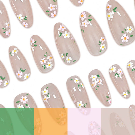 Floral Acrylic Nail Art Enhancements Stornfield 1789915485