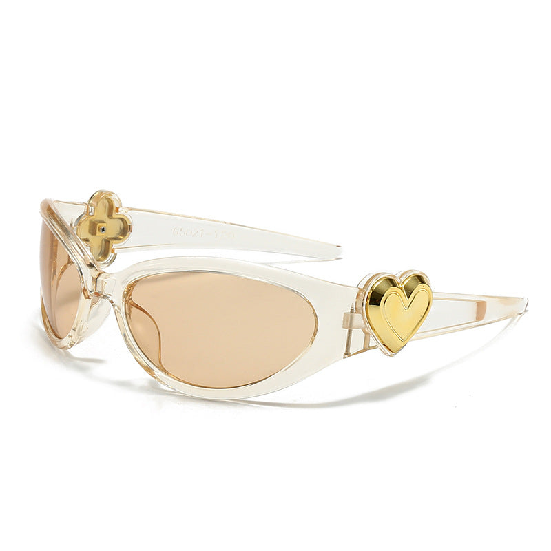 Ladies fashionable sunglasses in stylish heart design Stornfield