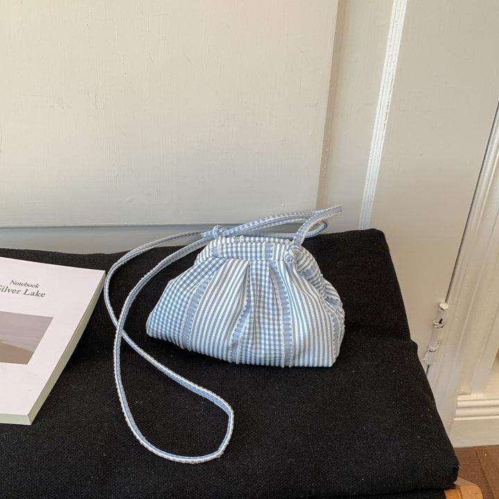 Gingham Print Mini Crossbody Bag