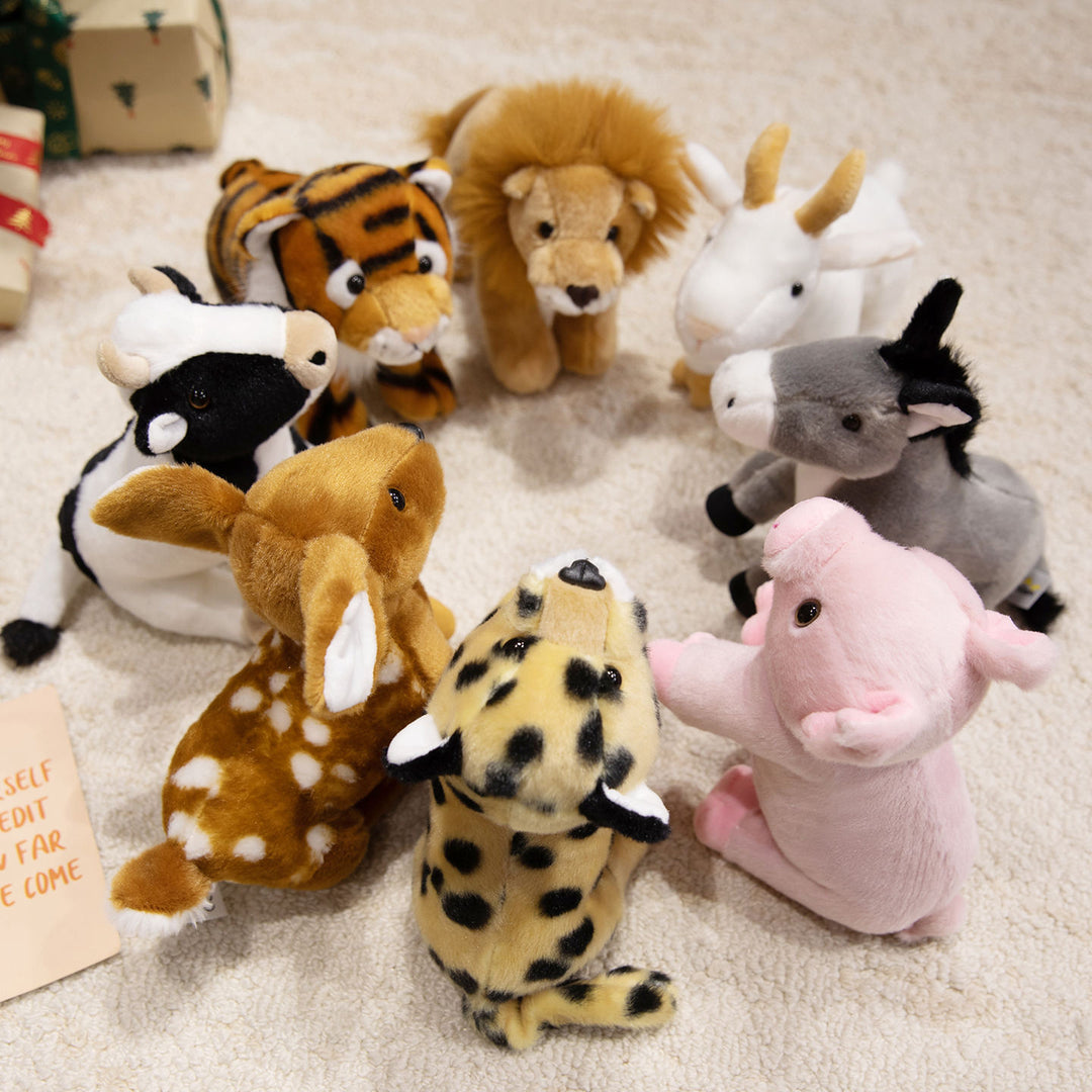 Realistic Plush Lion Companion with Full Fluffy Mane and Poseable Legs Stornfield